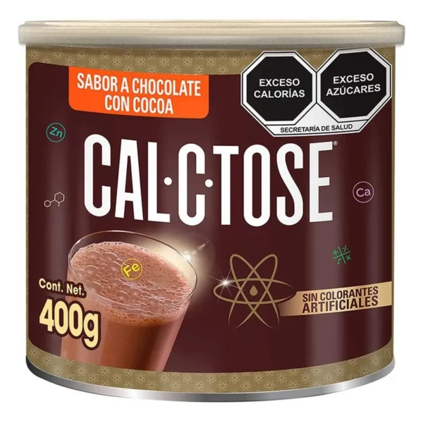 Cal-C-Tose Chocolate Powder 400g (Chocolate en Polvo Cal-C-Tose 400g)