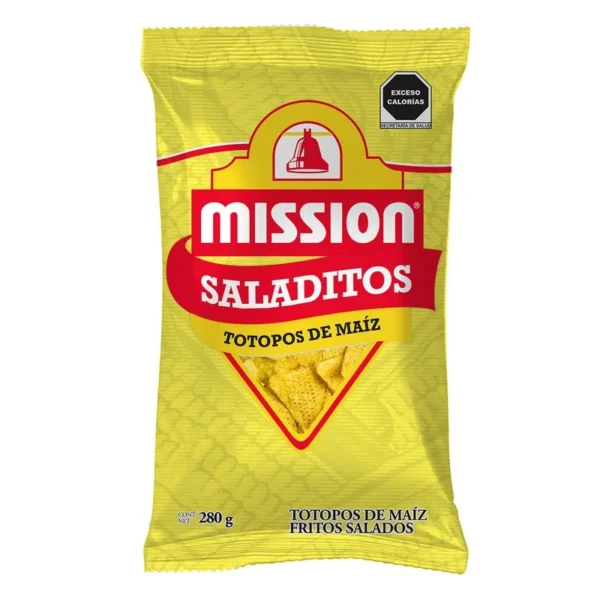 Totopo Mission Corn with Salt 280g (Totopo Mission Maiz con Sal 280g)